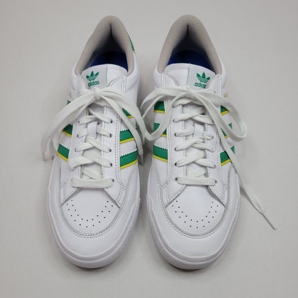 adidas Nora Sneakers IF2069 Cloud White Court Green Skate Yellow Men's Size 9 - Picture 3 of 10